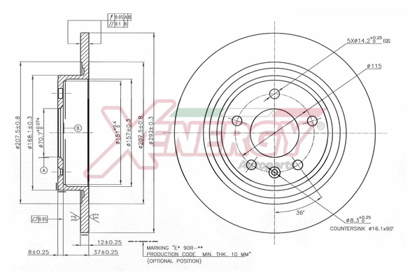 Brake Disc (X601488)