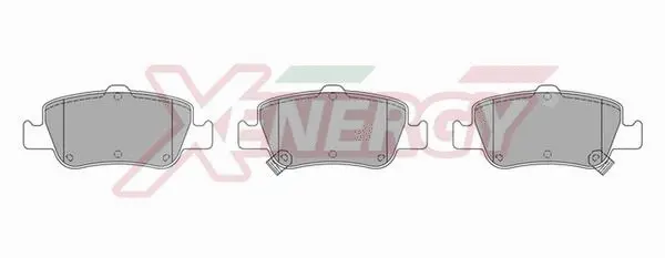 Brake Pad Set, disc brake (X40973)