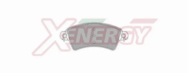 Brake Pad Set, disc brake (X40750)
