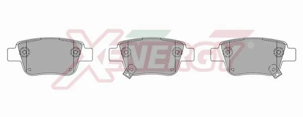 Brake Pad Set, disc brake (X40910)
