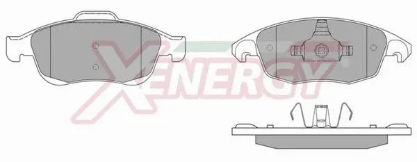 Brake Pad Set, disc brake (X41020)