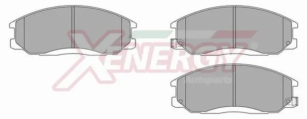 Brake Pad Set, disc brake (X40869)