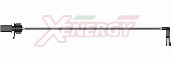 Warning Contact, brake pad wear (X70243)
