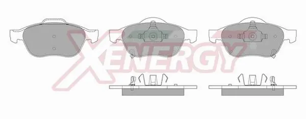 Brake Pad Set, disc brake (X41037)