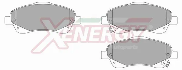 Brake Pad Set, disc brake (X40909)