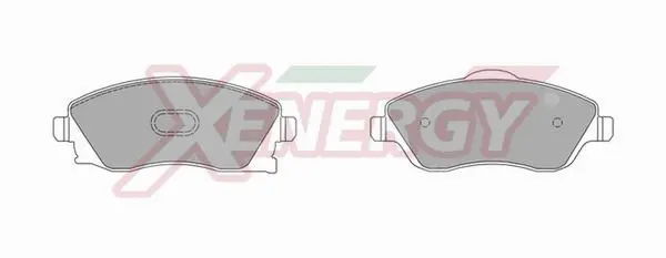 Brake Pad Set, disc brake (X40778)