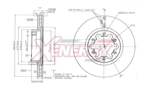 Brake Disc (X602798)