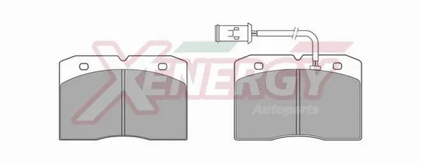 Brake Pad Set, disc brake (X40454)