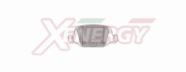Brake Pad Set, disc brake (X40735)
