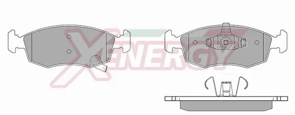 Brake Pad Set, disc brake (X41121)