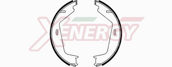 Brake Shoe Set, parking brake (X50408)