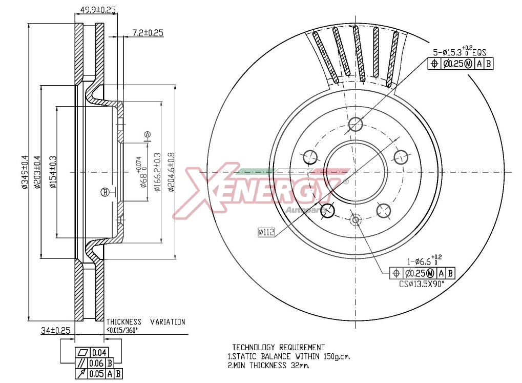 Brake Disc (X602928)