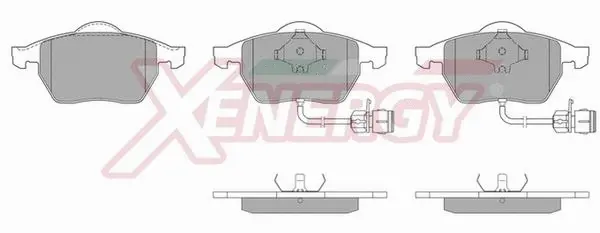 Brake Pad Set, disc brake (X40483)