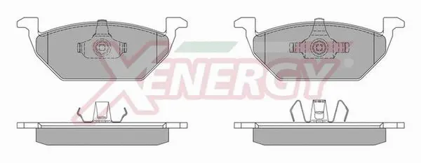 Brake Pad Set, disc brake (X40663)