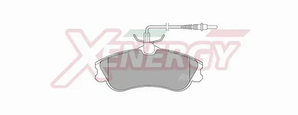 Brake Pad Set, disc brake (X40660)