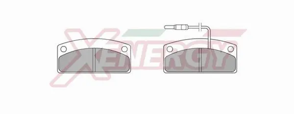 Brake Pad Set, disc brake (X40878)
