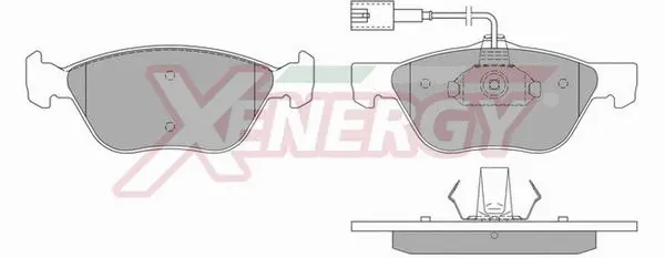 Brake Pad Set, disc brake (X40577)