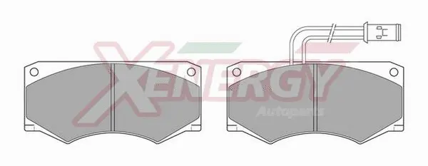 Brake Pad Set, disc brake (X40194)