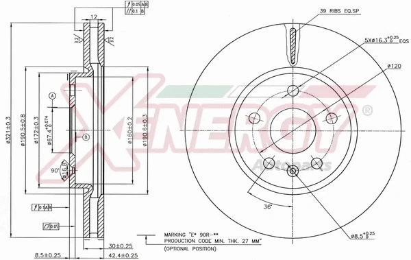Brake Disc (X602736)