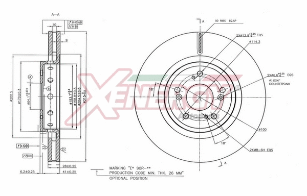 Brake Disc (X602882)