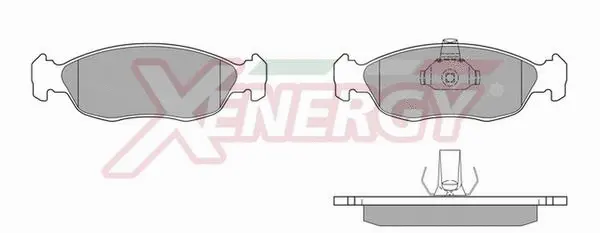 Brake Pad Set, disc brake (X40511)