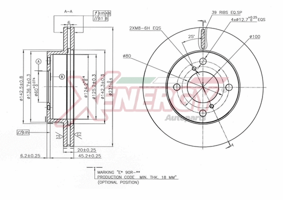 Brake Disc (X602771)