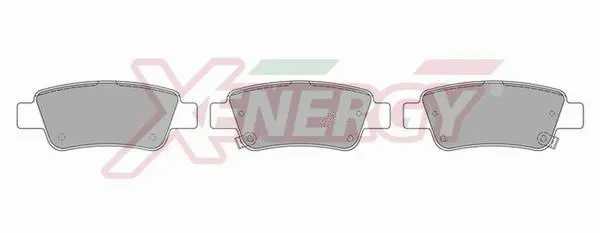 Brake Pad Set, disc brake (X41051)