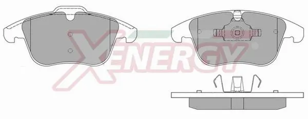 Brake Pad Set, disc brake (X40992)