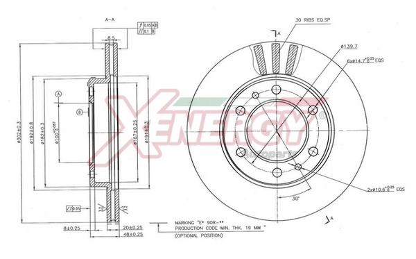 Brake Disc (X602807)