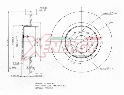 Brake Disc (X601528)