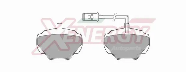 Brake Pad Set, disc brake (X40316)