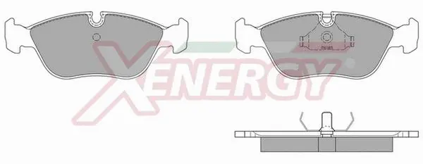 Brake Pad Set, disc brake (X40565)