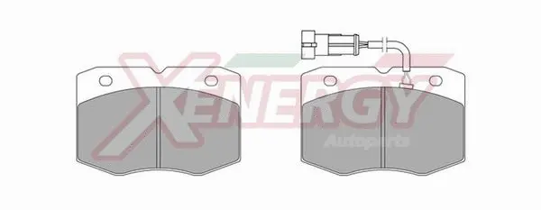 Brake Pad Set, disc brake (X40966)