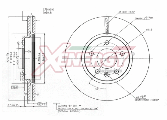 Brake Disc (X602889)