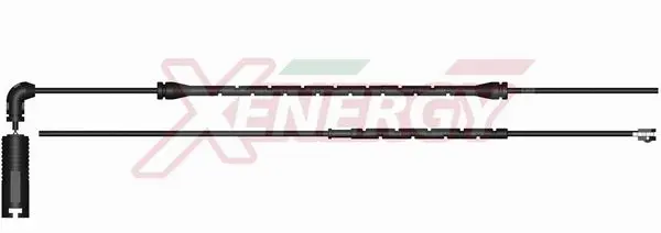 Warning Contact, brake pad wear (X70176)