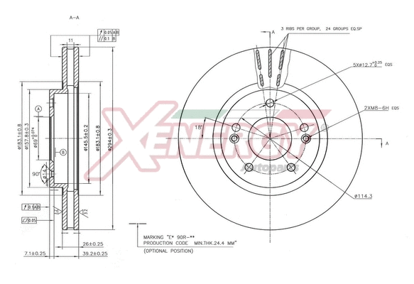 Brake Disc (X602848)