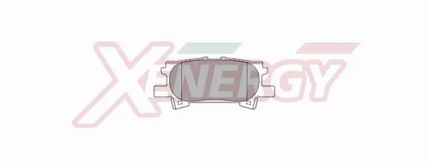 Brake Pad Set, disc brake (X41061)