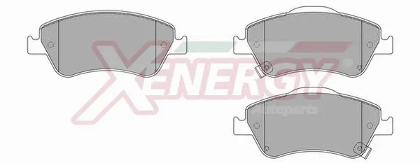 Brake Pad Set, disc brake (X41033)
