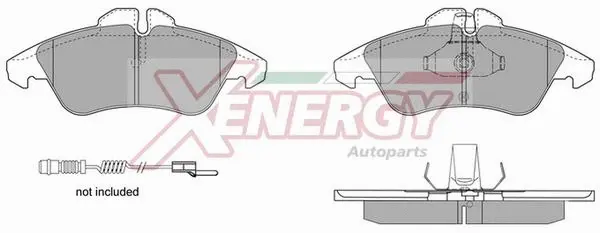 Brake Pad Set, disc brake (X40626)