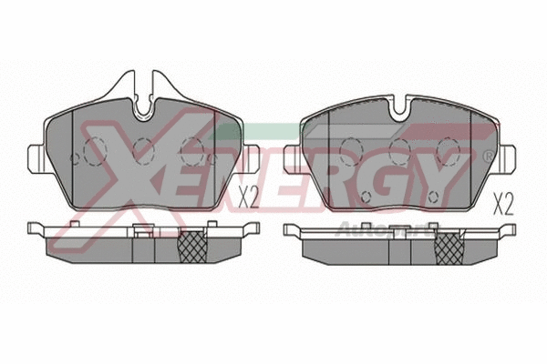 Brake Pad Set, disc brake (X41375)
