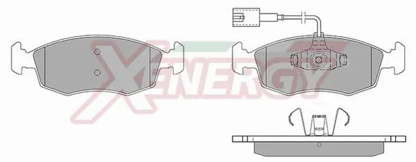 Brake Pad Set, disc brake (X41120)
