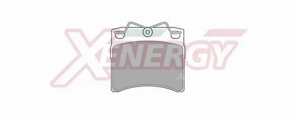 Brake Pad Set, disc brake (X40466)
