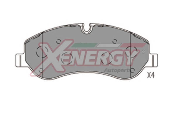 Brake Pad Set, disc brake (X41183)