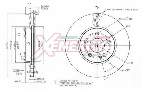 Brake Disc (X602818)