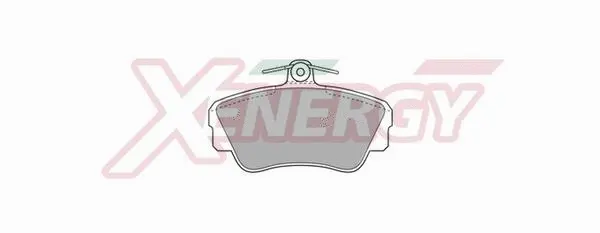 Brake Pad Set, disc brake (X40482)