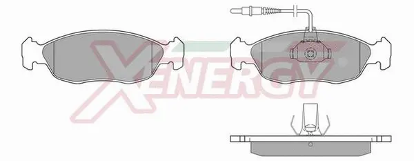 Brake Pad Set, disc brake (X40510)