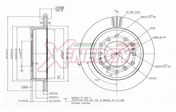 Brake Disc (X602873)