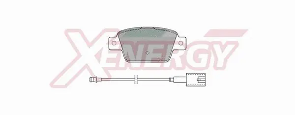 Brake Pad Set, disc brake (X41119)