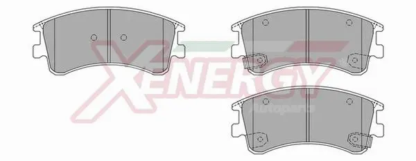 Brake Pad Set, disc brake (X40896)