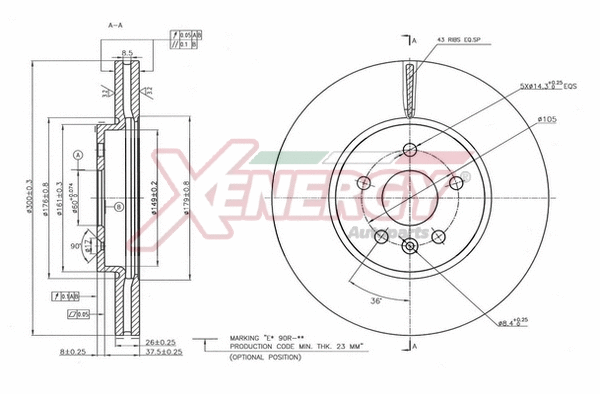 Brake Disc (X602863)